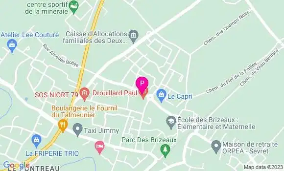 Localisation Coralie Thebault