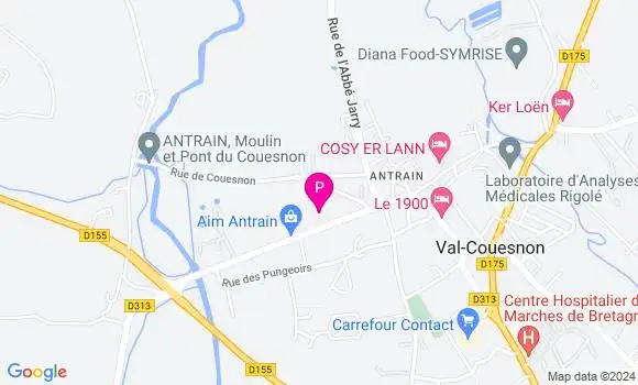 Localisation Fabienne Le Foll
