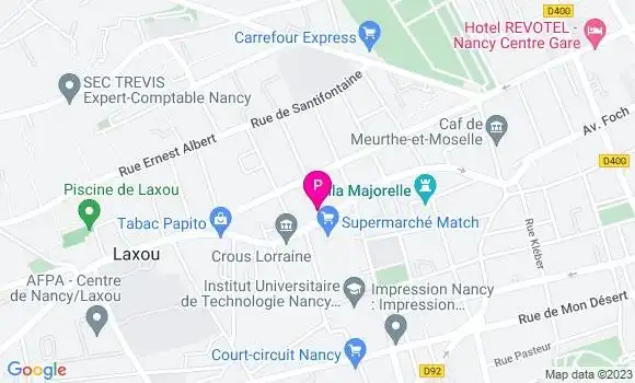 Localisation Anne France Moinier