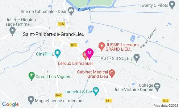 Localisation Louise Vielville