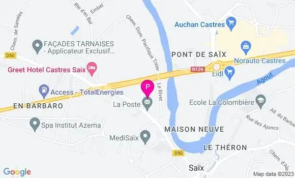 Localisation Amelie Dervaux