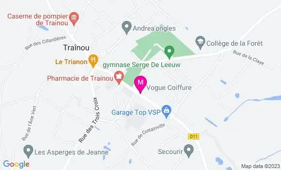 Localisation Camille Dehays