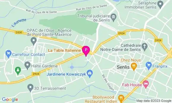 Localisation Isabelle Ballan Granger