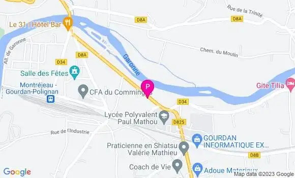 Localisation Emilie Baque