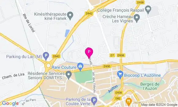 Localisation Ophelie Fron