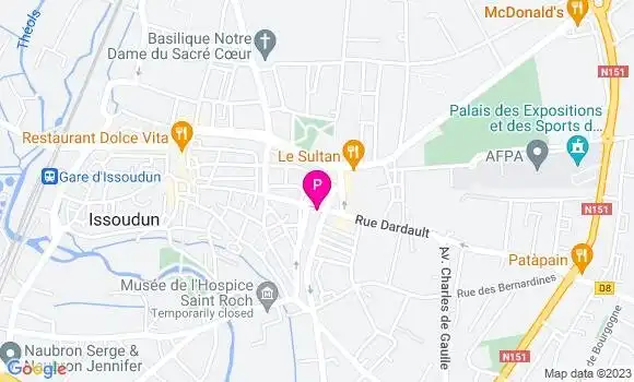 Localisation Claire Bablin Dufrene