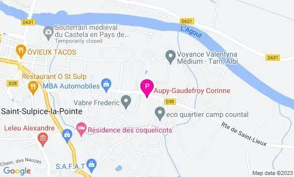 Localisation Corinne Aupy Gaudefroy