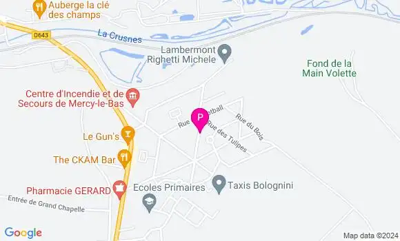 Localisation Damien Xharde