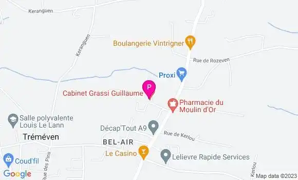 Localisation Guillaume Grassi