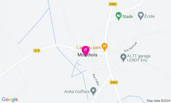 Localisation Margot Delobel