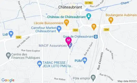 Localisation Sandrine Lombart