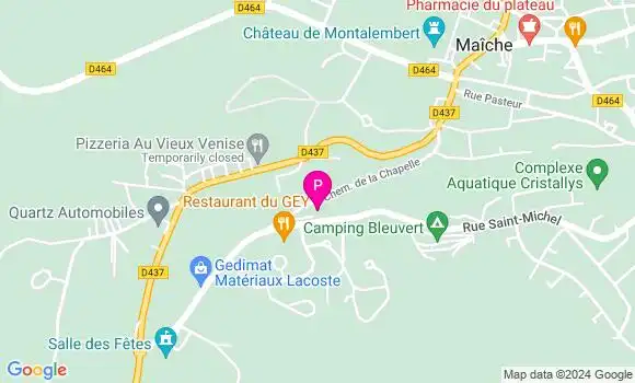Localisation Aline Vivent