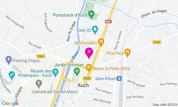 Localisation Alexandre Pene