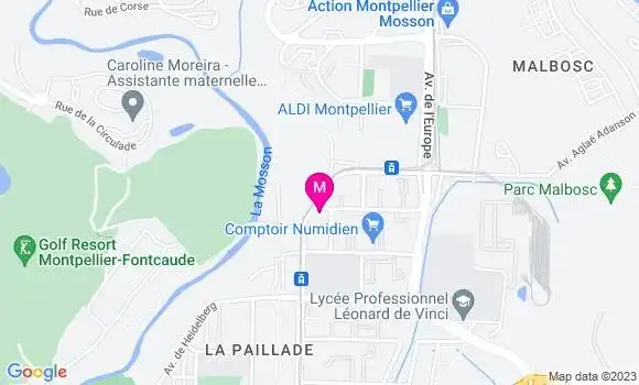 Localisation Clarisse Perillier