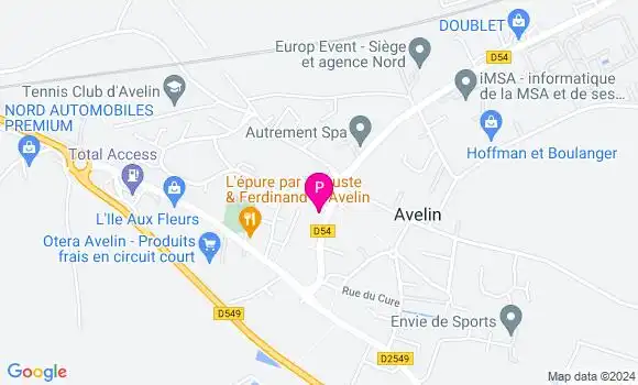 Localisation Mathilde Lelong