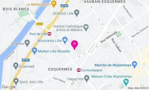 Localisation Frederique Molard Van Exe