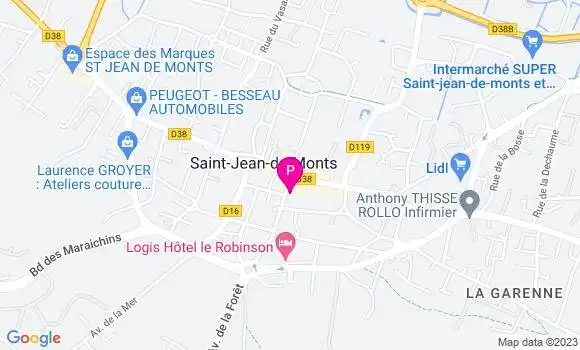 Localisation Lucas Perez
