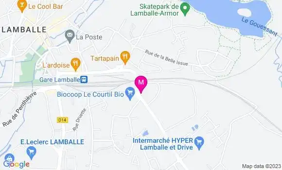 Localisation Tiphaine Le Hegarat