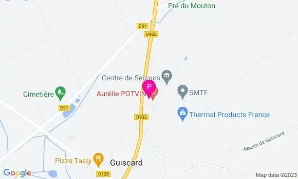 Localisation Aurelie Potvin