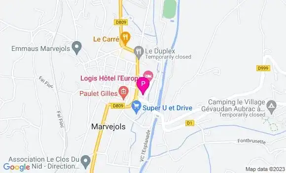 Localisation Virginie Prieur