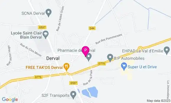 Localisation Marine Le Paven