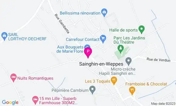 Localisation Ludivine Nory