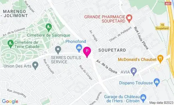 Localisation Alexia Larralde