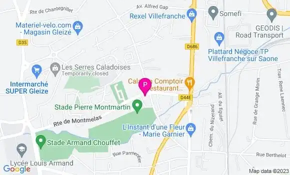 Localisation Fabrice Nadaud