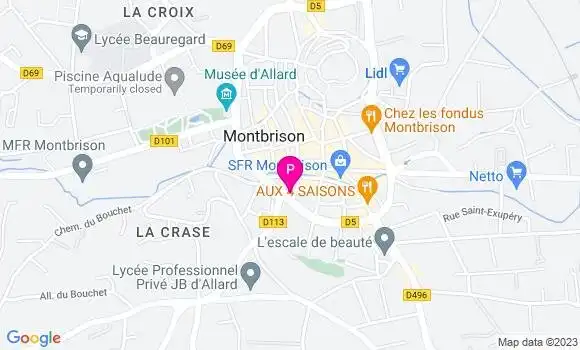 Localisation Justine Goncalves