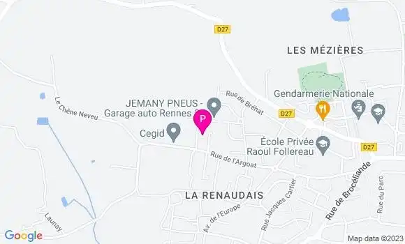 Localisation Lise Gautrin