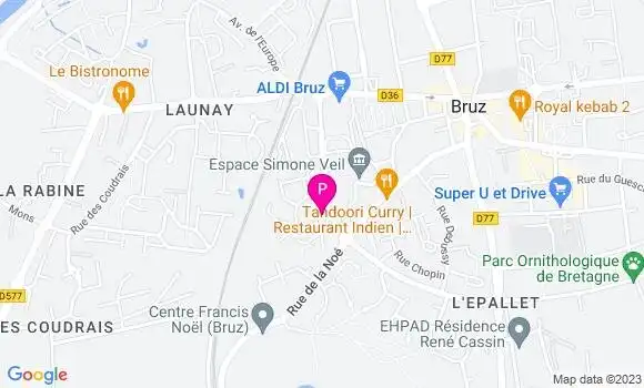 Localisation Thibault Dandois