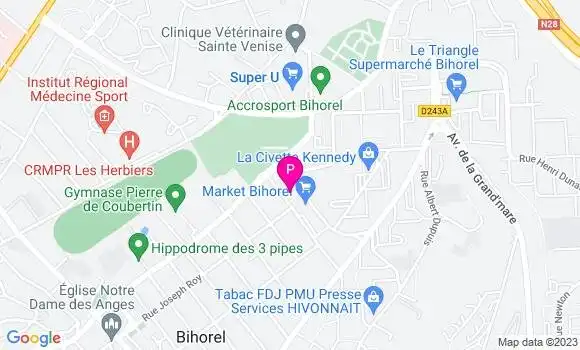 Localisation Raphaelle Cauchois