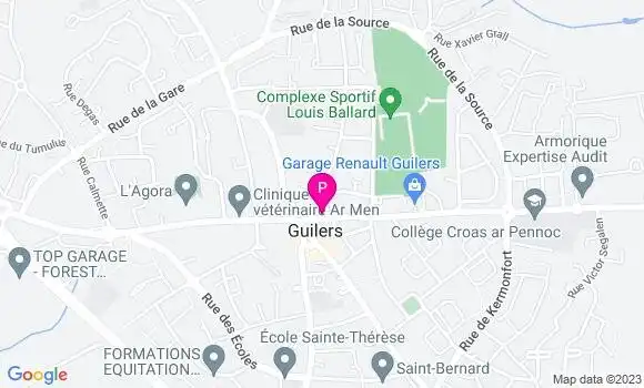 Localisation Morgane Le Gall