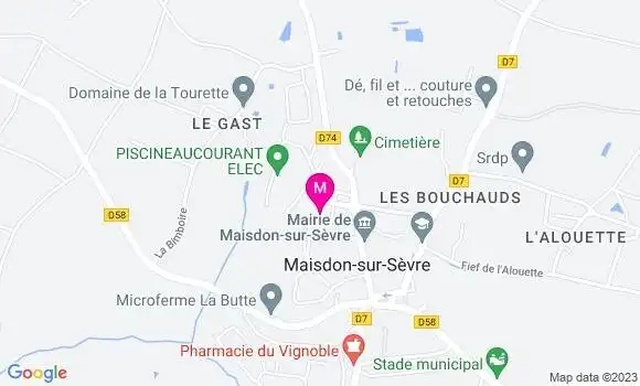 Localisation Laurie Vinet
