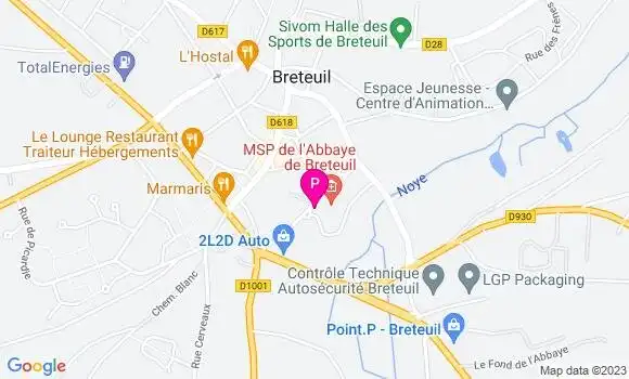 Localisation Daniel L Heritier