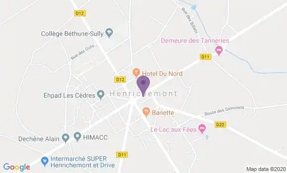 Localisation Thomas Moreaux