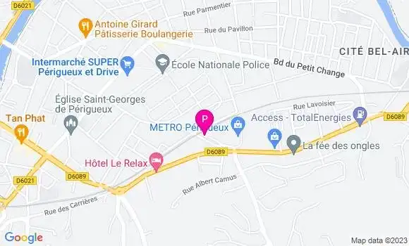 Localisation Eugénie Valade