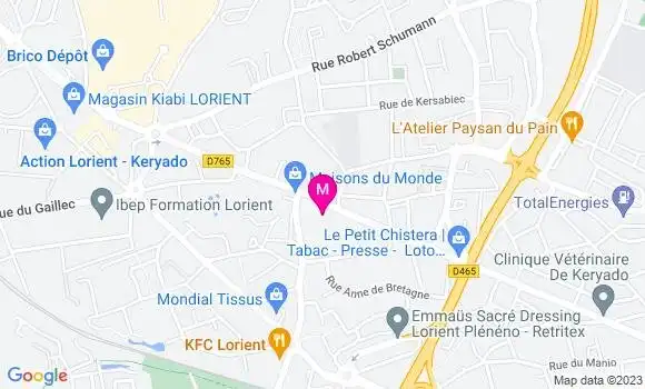 Localisation Marianne Le Morillon