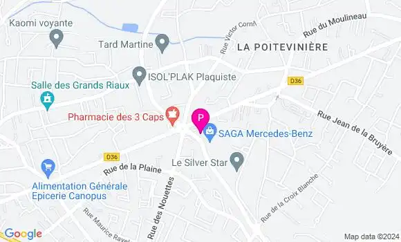 Localisation Louise Peaudeau