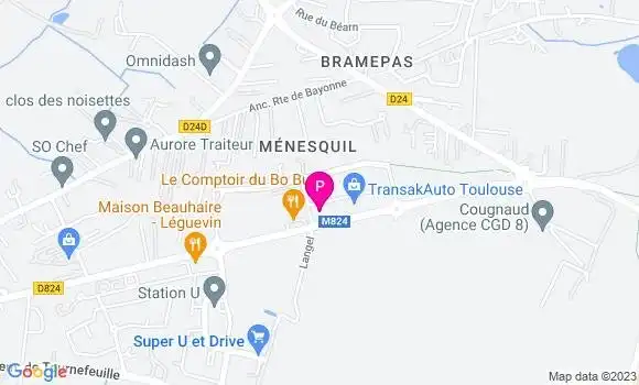 Localisation Agathe Montauriol