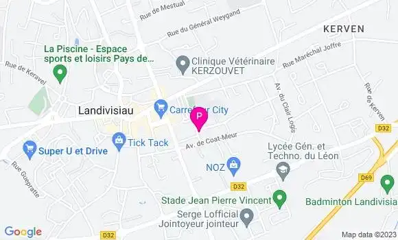 Localisation Klervi Peton