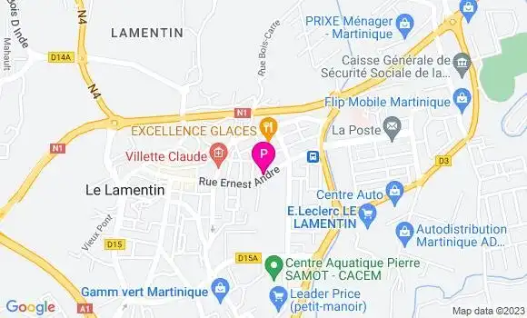Localisation Yohanne Etienne