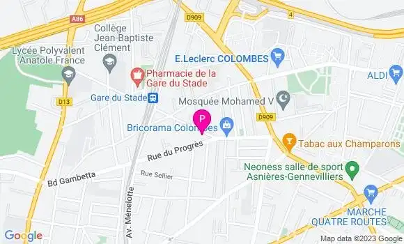 Localisation Marie Annick Lelias
