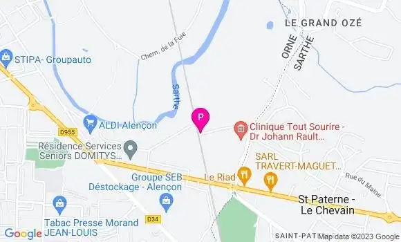 Localisation Candice Chauvat