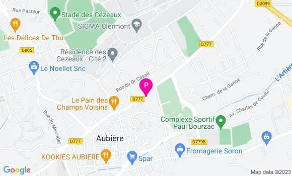 Localisation Pascale Gaillard