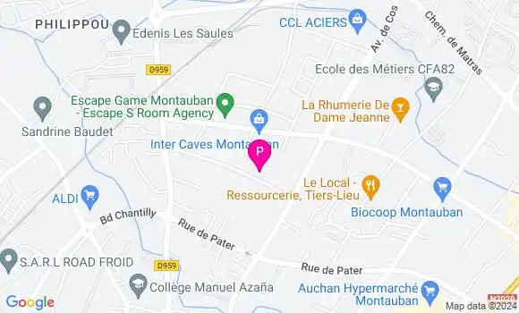 Localisation David Lavergne