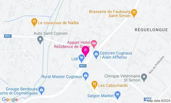 Localisation Carole Vanes