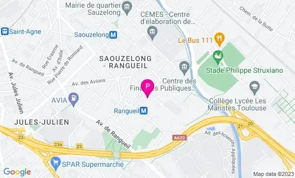 Localisation Manon Rouanet