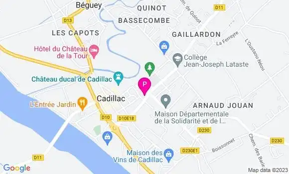 Localisation Lucile Fradin