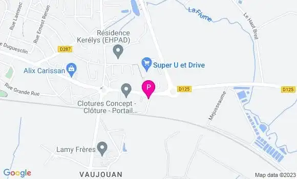 Localisation Nathalie Mouchere